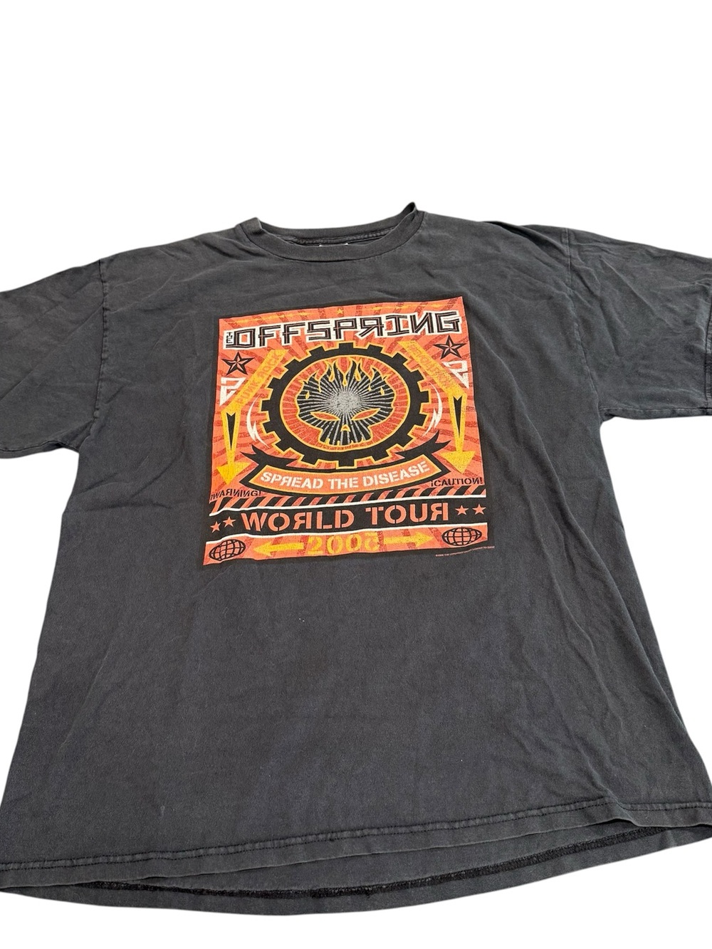 Vintage The Offspring world tour t shirt large men’s 2005 Y2K black